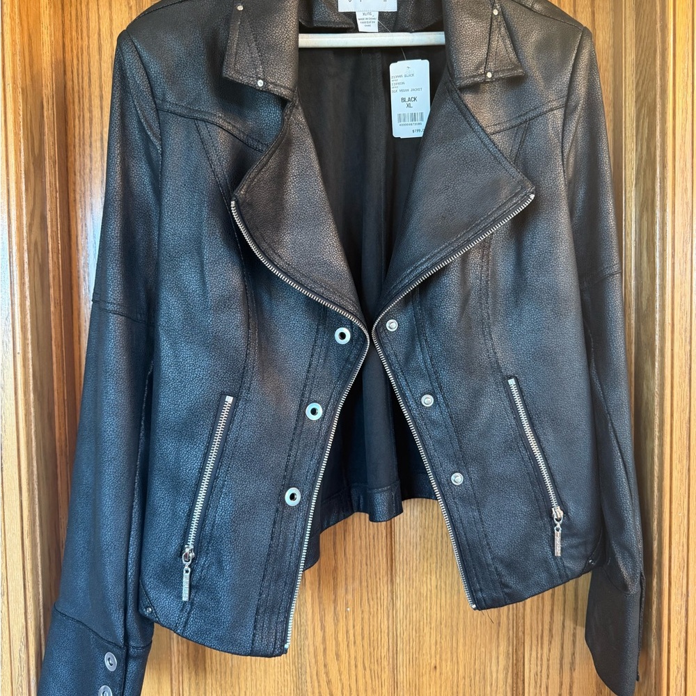 Women's Black Leather Jacket